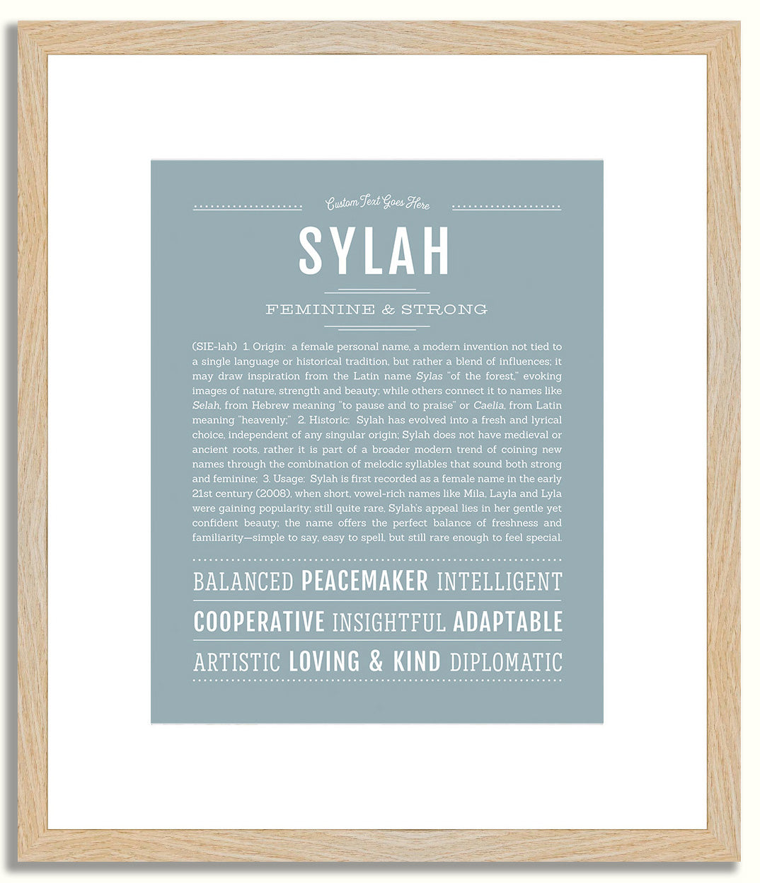 Sylah | Name Art Print