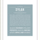 Sylah | Name Art Print
