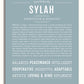 Frame Options | Powder Blue | White Frame, Matted