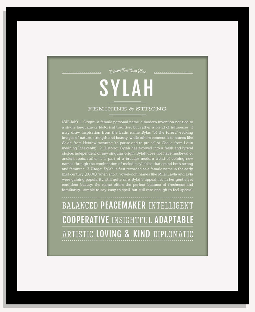 Sylah | Name Art Print