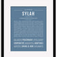 Sylah | Name Art Print