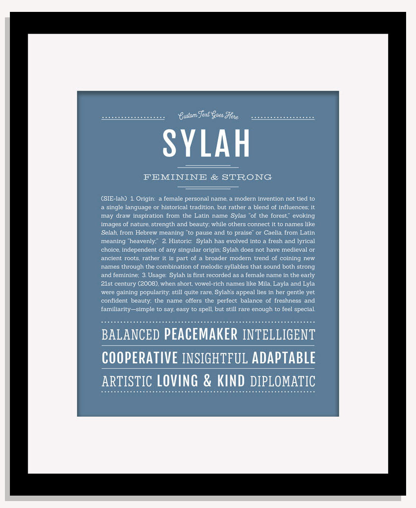 Sylah | Name Art Print