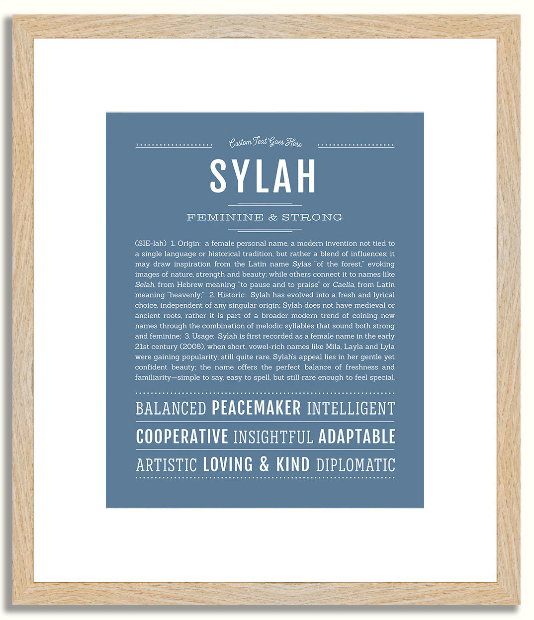 Sylah | Name Art Print