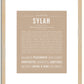 Sylah | Name Art Print