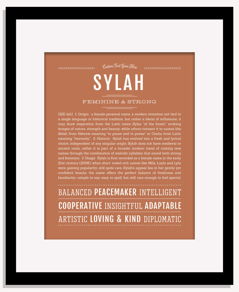 Sylah | Name Art Print