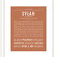 Sylah | Name Art Print