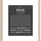 Sylas | Name Art Print