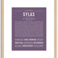 Sylas | Name Art Print