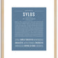 Sylus | Name Art Print