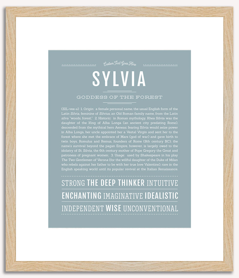 Sylvia | Name Art Print