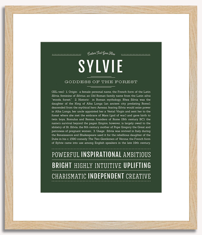 Sylvie | Name Art Print