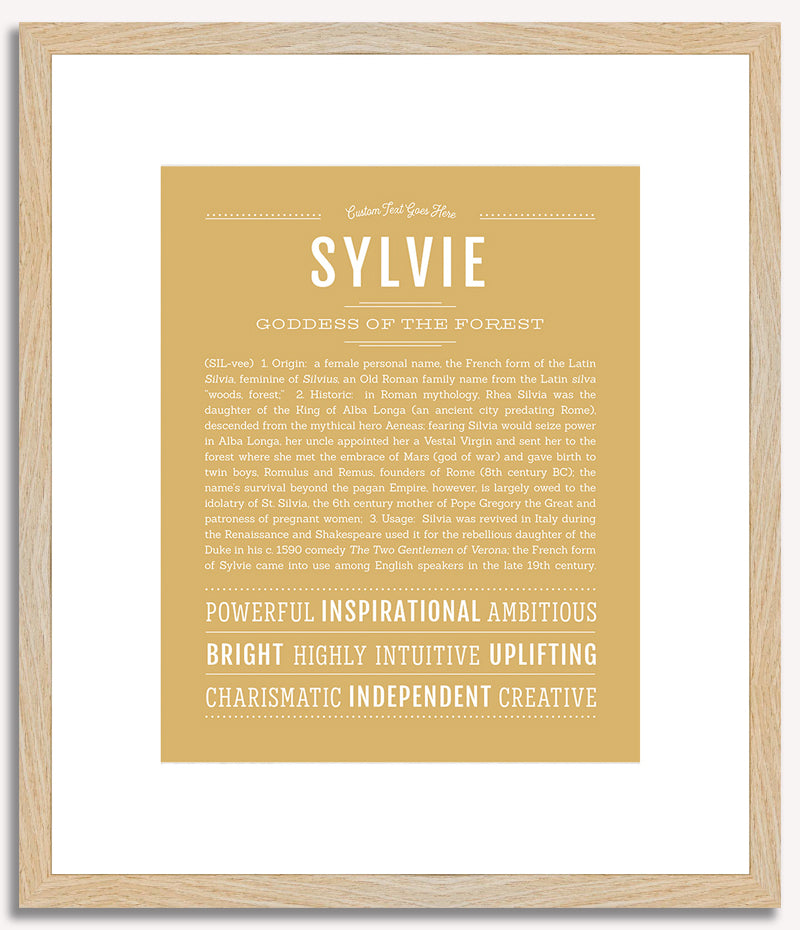 Sylvie | Name Art Print