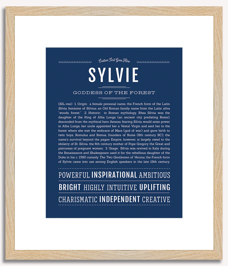 Sylvie | Name Art Print