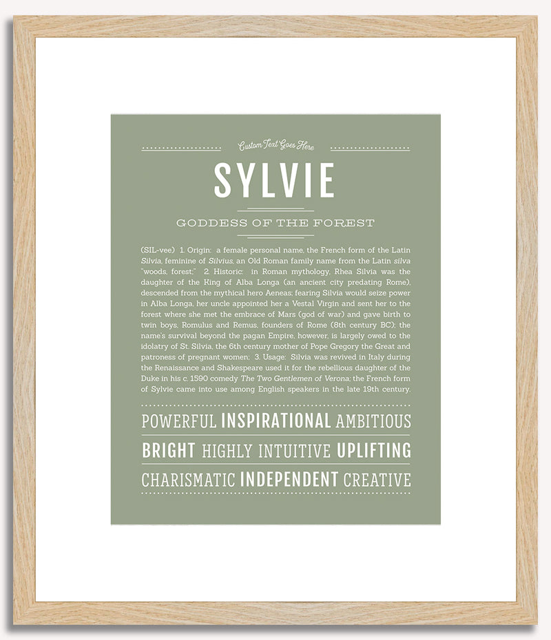 Sylvie | Name Art Print