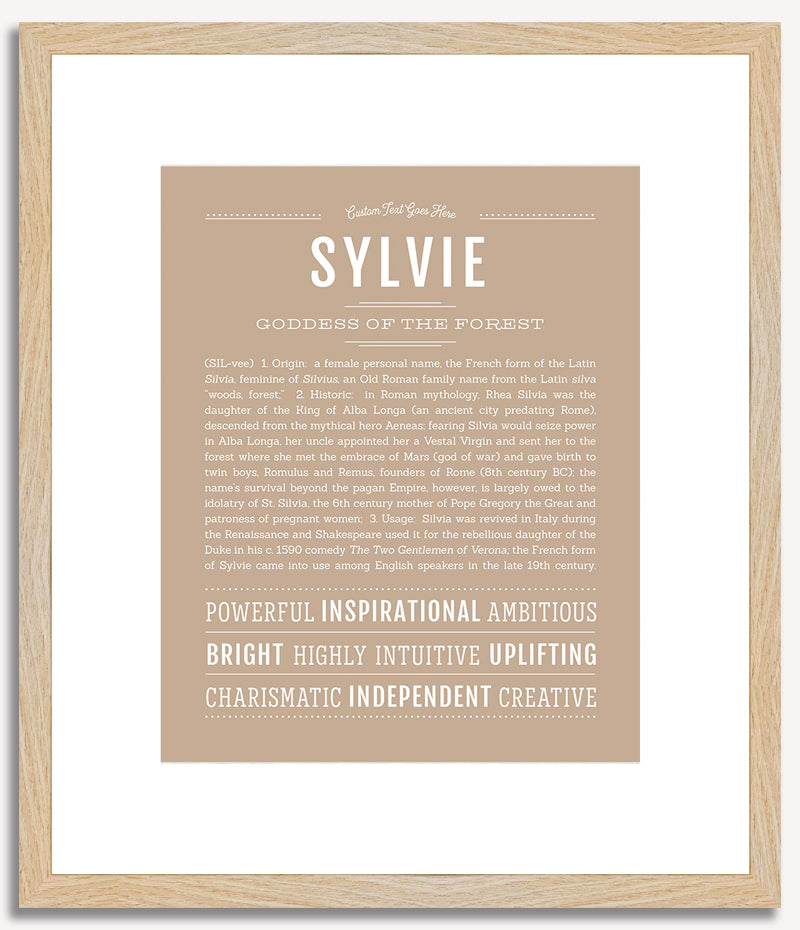 Sylvie | Name Art Print