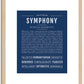 Symphony | Name Art Print