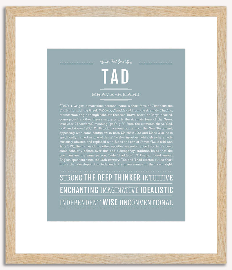 Tad | Name Art Print