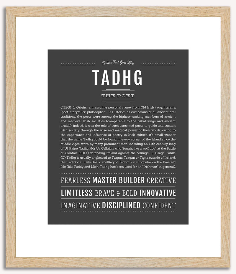 Tadhg | Name Art Print