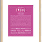 Tadhg | Name Art Print