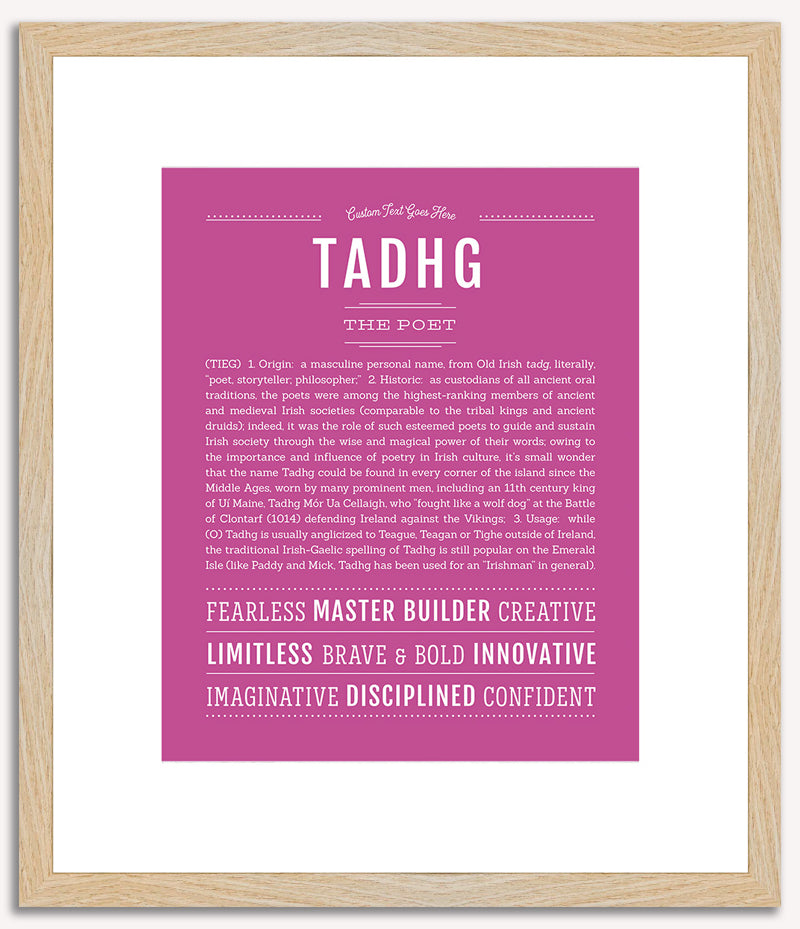 Tadhg | Name Art Print