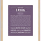 Tadhg | Name Art Print