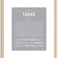 Tadhg | Name Art Print