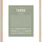 Tadhg | Name Art Print