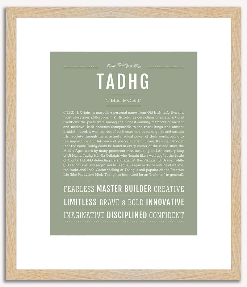 Tadhg | Name Art Print