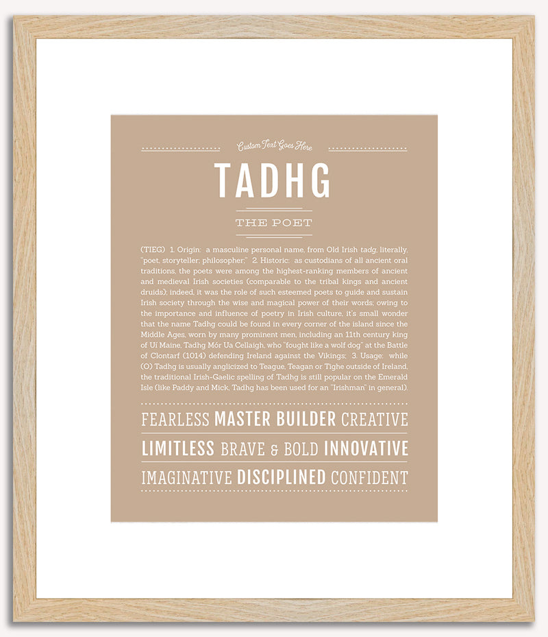 Tadhg | Name Art Print