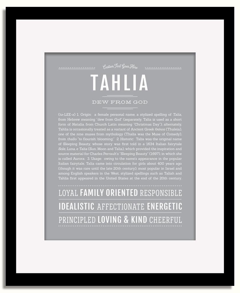 Frame Options | Sage | Black Frame, Matted