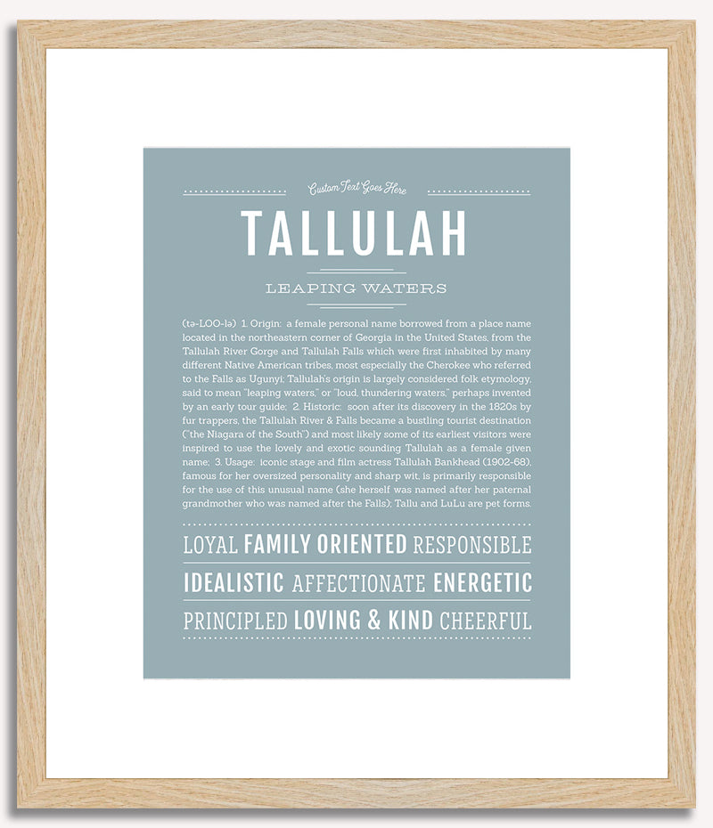 Tallulah | Name Art Print