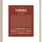 Tamara | Name Art Print