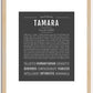 Tamara | Name Art Print