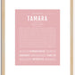 Tamara | Name Art Print