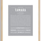 Tamara | Name Art Print