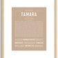 Tamara | Name Art Print