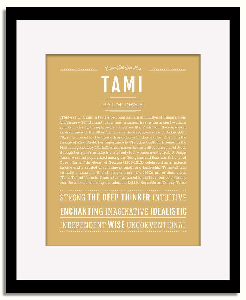 Frame Options | Matte Gold | Black Frame, Matted