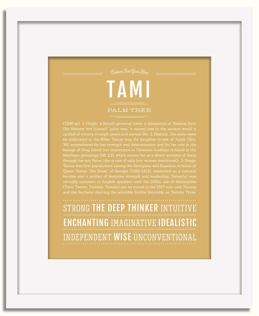 Frame Options | Matte Gold | White Frame, Matted