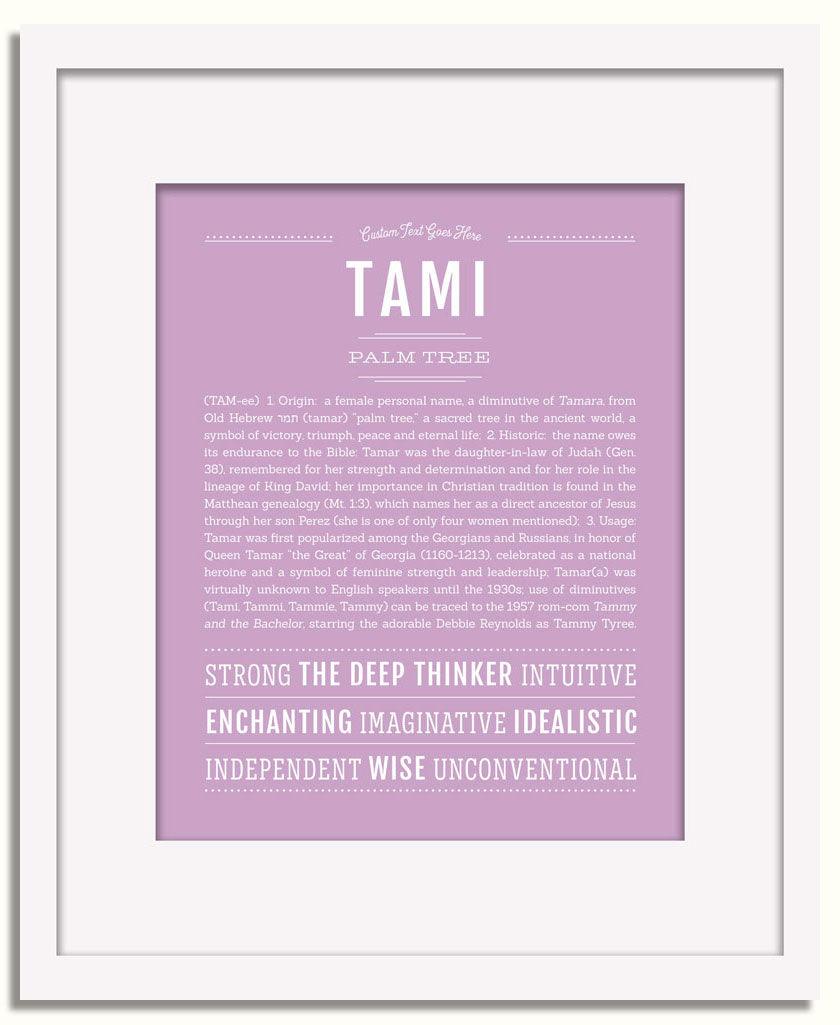 Frame Options | Lilac | White Frame, Matted