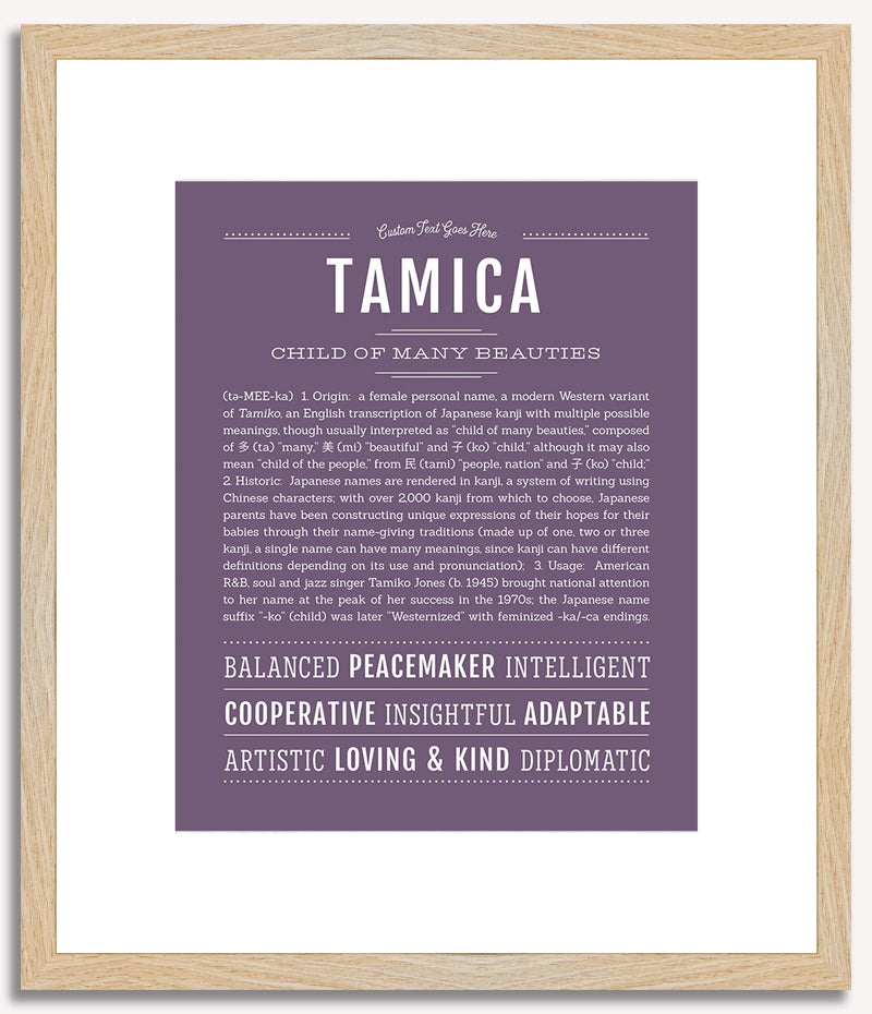 Tamica | Name Art Print