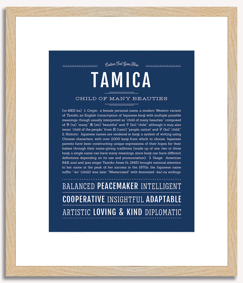 Tamica | Name Art Print