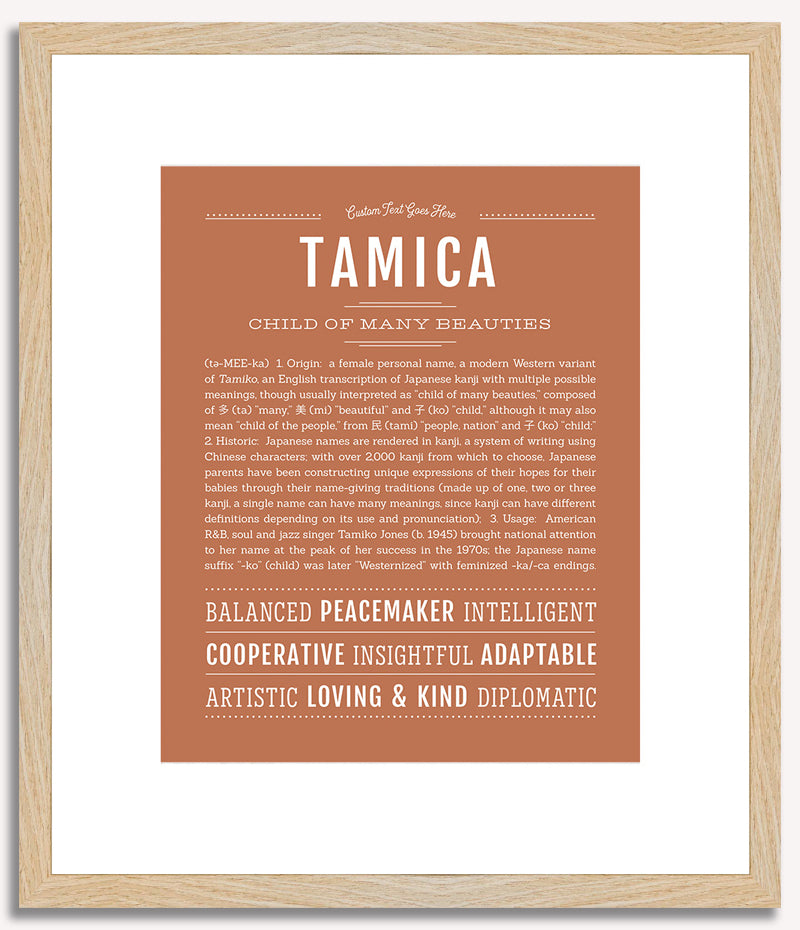 Tamica | Name Art Print