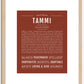 Tammi | Name Art Print