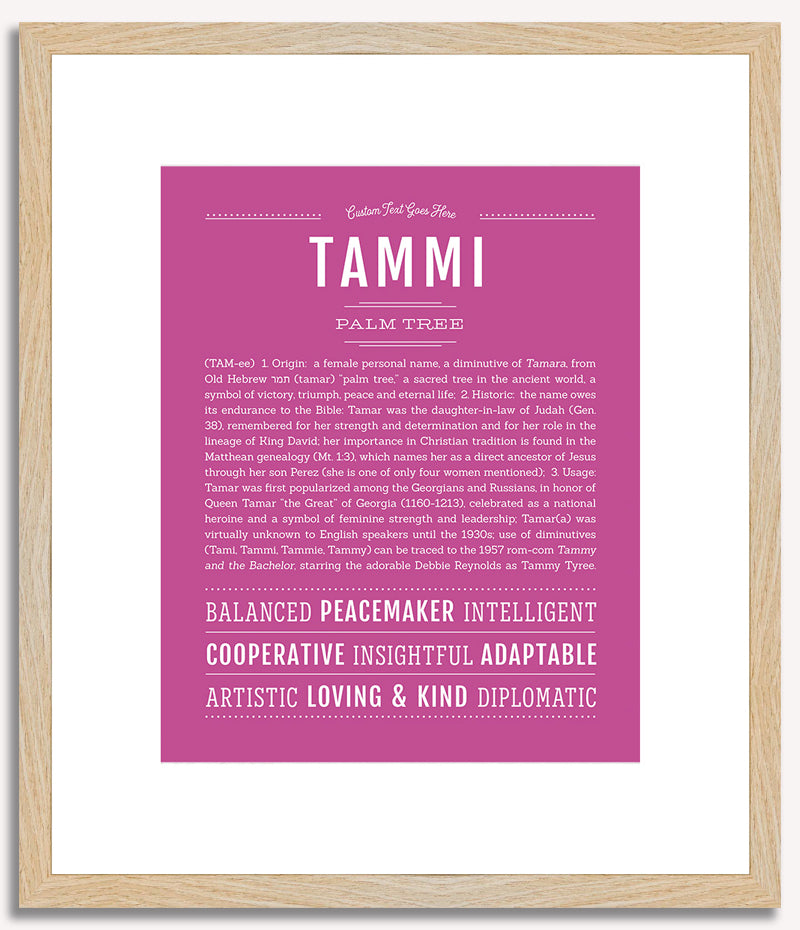 Tammi | Name Art Print