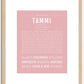 Tammi | Name Art Print