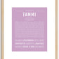 Tammi | Name Art Print