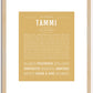 Tammi | Name Art Print