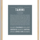 Tammi | Name Art Print