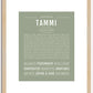 Tammi | Name Art Print