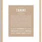 Tammi | Name Art Print